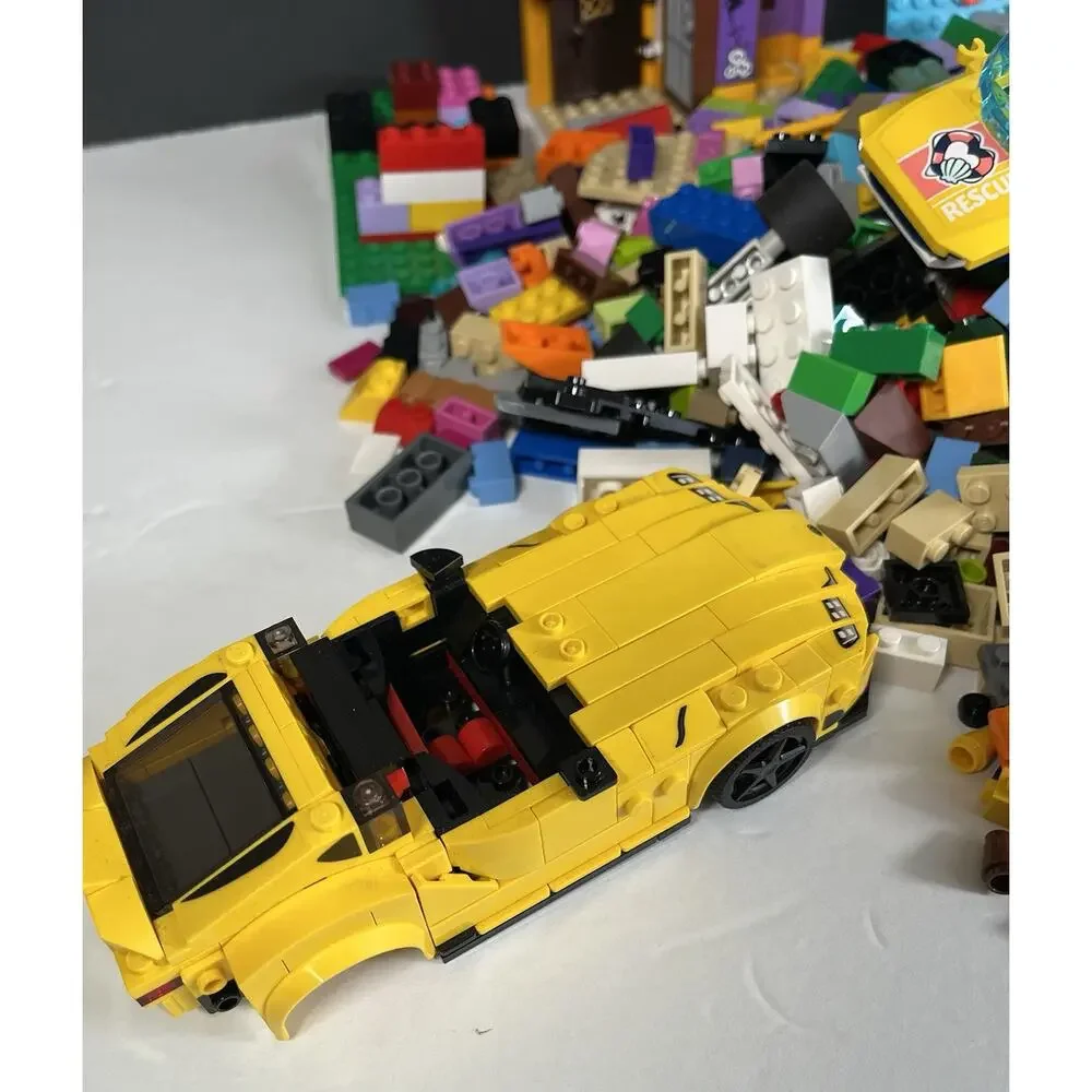Lego Bulk Lot 3 lb 13 Oz. Loose Bricks Parts Pieces Genuine Lego Mixed Lot